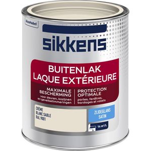 Sikkens Buitenlak - Zijdeglans -  RAL 9001 - 0.75L