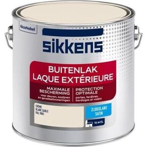 Sikkens Buitenlak Zijdeglans RAL 9001 2,5 liter - Aflakken