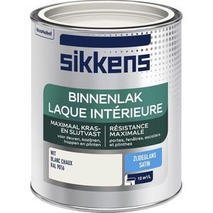 Sikkens Binnenlak Zijdeglans - RAL 9016 | 8711113125116 | Verf | Lakverf Binnen