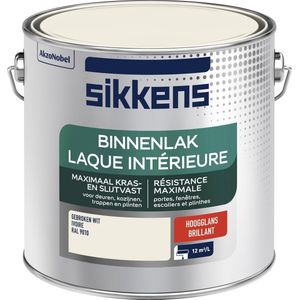Sikkens Binnenlak Hoogglans Gebroken WitL