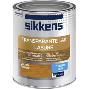 Sikkens Transparante Lak Zijdeglans - Licht Eiken 0,75 liter | 8711113125345 | Verf