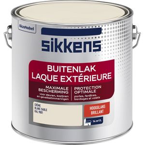 Sikkens | Buitenlak Hoogglans - RAL 9001