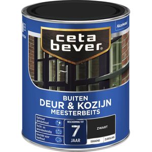 Cetabever - Meesterbeits Deur & Kozijn Dekkend - Zwart - 750 ML