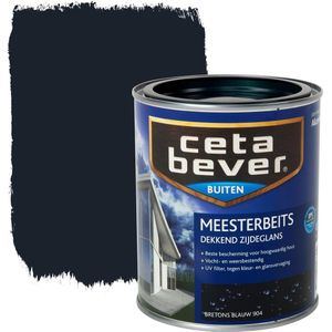 CetaBever Buiten Deur & Kozijn Meester Beits - Zijdeglans - Bretons Blauw - 750 ml