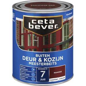 Cetabever - Meesterbeits Deur & Kozijn Transparant Zijdeglans - Mahonie - 750 ML