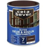 CetaBever Buiten Deur & Kozijn Meester Beits - Zijdeglans - Roodbruin - 750 ml