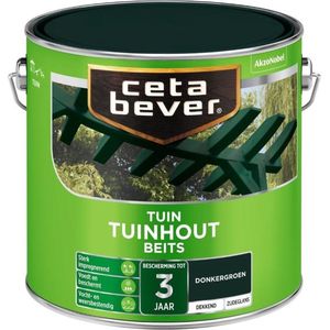 Cetabever Dekkende Tuinhout Beits - Donkergroen - 2,5L