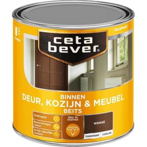 Cetabever Transparant Binnenbeits Deur & Kozijn Ac 0118 Wenge 250 Ml