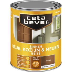Cetabever - Binnenbeits Deur, Kozijn & Meubel Transparant Zijdeglans - Kersen - 750 ML