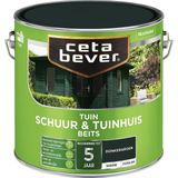 Cetabever Dekkend Schuur & Tuinhuis Beits Donker Groen 605 2,5 Liter