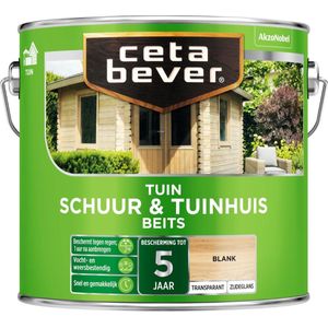 CetaBever Schuur & Tuinhuis Beits 077 Grenen Transparant 2,5 LTR