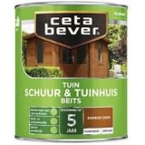 Cetabever - Tuinbeits Schuur & Tuinhuis - Transparant - Donker Eiken - 750 ML