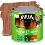 Cetabever - Tuinbeits Schuur & Tuinhuis - Transparant - Donker Eiken - 750 ML