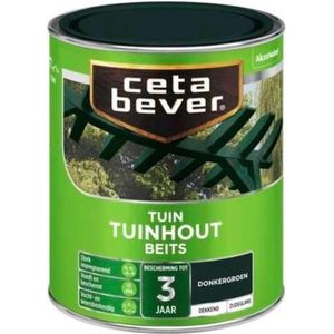 Cetabever Tuinhout Beits Dekkend Zijdeglans RAL 9010 - 750 Ml.