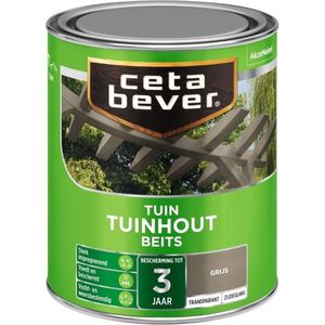 Cetabever Transparant Tuinhout Beits 033 Grijs 750 Ml