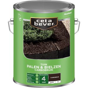 Cetabever Palen & Bielzen - Carbobruin 5 liter - Beitsen