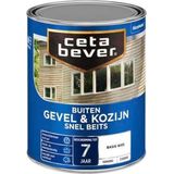 CetaBever Buiten Gevel & Kozijn Snel Beits - Zijdemat - RAL 7021 - 750 ml