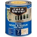CetaBever Buiten Gevel & Kozijn Snel Beits - Zijdemat - Blank - 750 ml