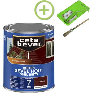 Cetabever - Snelbeits Gevel Hout Transparant - Mahonie - 750 ML