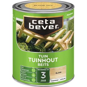 Cetabever Tuinbeits Tuinhout Transparant Blank