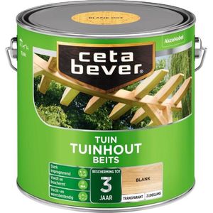 Cetabever Transparant Tuinhout Beits Blank 2,5 L