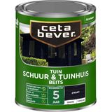 Cetabever - Tuinbeits Schuur & Tuinhuis Dekkend - Zwart - 750 ML
