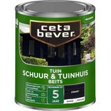 Cetabever - Tuinbeits Schuur & Tuinhuis Dekkend - Zwart - 750 ML