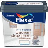 Flexa - Mooi Makkelijk Deuren & Kozijnen - Muurverf - Wit - 0.75 Liter