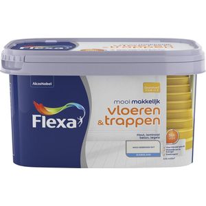 Flexa Lak Mooi Makkelijk Vloeren & Trappen Zijdeglans Gebroken Wit 2,5l
