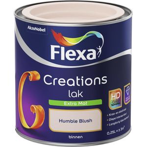 Flexa Creations Lak Extra Mat - Humble Blush 250 ml | 8711113132602 | Verf | Lakverf Binnen