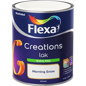 Flexa Creations - Lak Extra Mat - Morning Snow - 750 ml