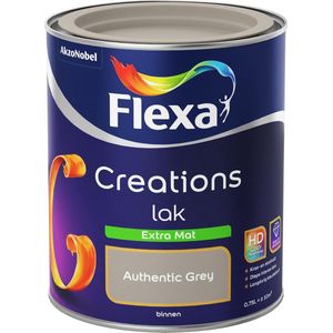Flexa Creations - Lak Extra Mat - Authentic Grey - 750 ml