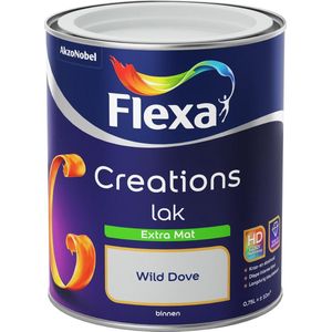 Flexa Lak Creations Extra Mat Wild Dove 750ml | Lak