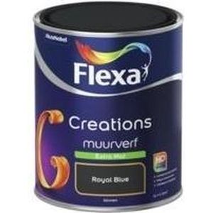 Flexa Creations - Muurverf Extra Mat - Royal Blue - 1 liter