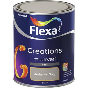Flexa Creations - Muurverf Krijt - Authentic Grey - 1 liter