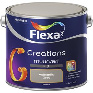 Flexa Creations - Muurverf Krijt - Authentic Grey - 2,5 liter