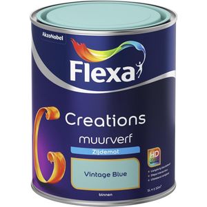 Flexa Muurverf Creations Zijdemat Vintage Blue 1l