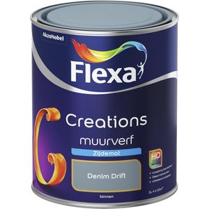 Flexa Flexa Creations Muurverf Zijdemat - Denim Drift 1 liter | 8711113133159 | Verf