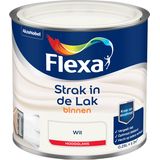 Flexa - Strak In De Lak - Hoogglans - Wit - Waterbasis
