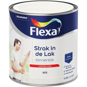 Flexa - Strak In De Lak - Hoogglans - Wit - Waterbasis