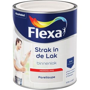 Flexa Strak In De Lak Hoogglans Pareltaupe 750ml