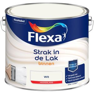 Flexa Strak In De Lak Hoogglans Wit 2,5l