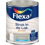 Flexa Strak In De Lak Zijdeglans Saliegroen 750ml