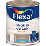 Flexa Strak In De Lak Zijdeglans Suedebruin 750ml