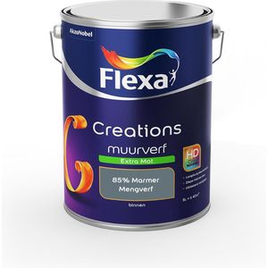 Flexa - Creations Muurverf Extra Mat - 85% Marmer - Mengverf - 5 Liter