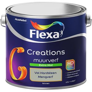 Flexa Creations - Muurverf Extra Mat - Vol Hardsteen - 2,5 liter