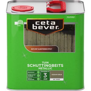 Cetabever - Schuttingbeits Metallic - Oceaan Grijs - 2,5 L