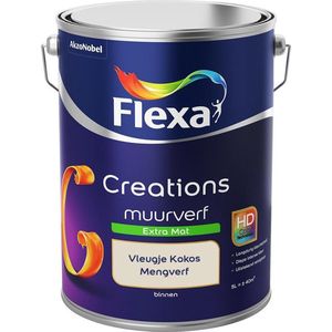 Flexa Creations - Muurverf Extra Mat - Vleugje Kokos - 5 liter