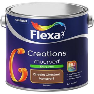 Flexa Creations - Muurverf Extra Mat - Cheeky Chestnut - 2,5 liter