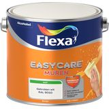 Flexa Easycare - Muurverf Mat - Gebroken Wit / RAL 9010 - 2,5 liter